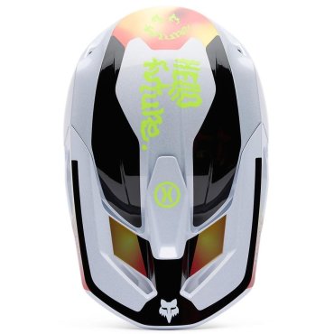 Шолом FOX V1 Helmet - HELLO FUTURE [White]