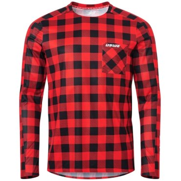 Джерсі USWE Flannel Jersey [Flame Red]