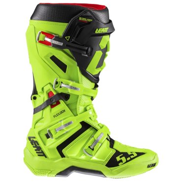 Мотоботи LEATT 5.5 FlexLock Boot [Lime Green]