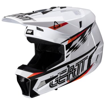 Шолом LEATT Moto 3.5 JR Helmet + Goggle [White]