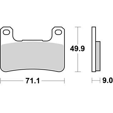 Гальмівні колодки SBS Track Days Front Brake Pads