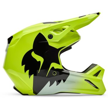 Шолом FOX V1 Helmet - SHIELD [Flo Yellow]