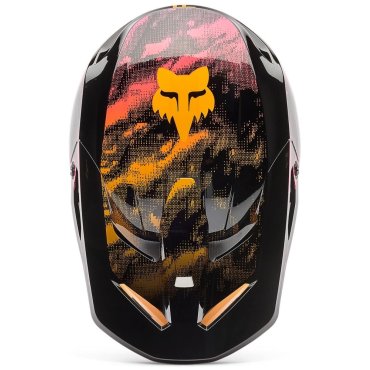 Шолом FOX V1 Helmet - KAIROS [Tangerine]