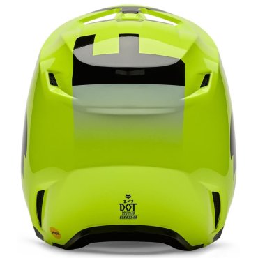 Шолом FOX YTH V1 Helmet - SHIELD [Flo Yellow]