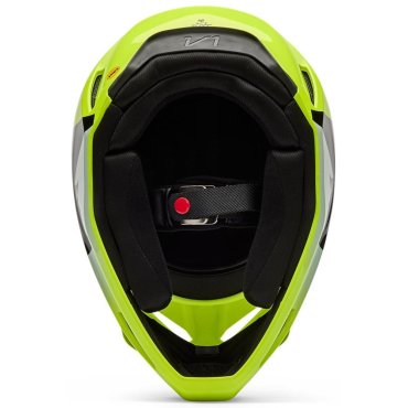 Шолом FOX YTH V1 Helmet - SHIELD [Flo Yellow]