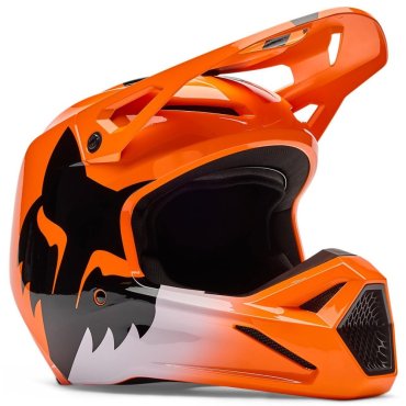 Шолом FOX YTH V1 Helmet - SHIELD [Flo Orange]