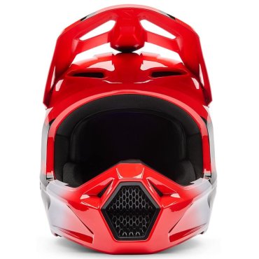 Шолом FOX YTH V1 Helmet - SHIELD [Flo Red]