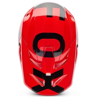 Шолом FOX YTH V1 Helmet - SHIELD [Flo Red]