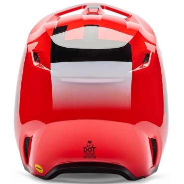 Шолом FOX YTH V1 Helmet - SHIELD [Flo Red]