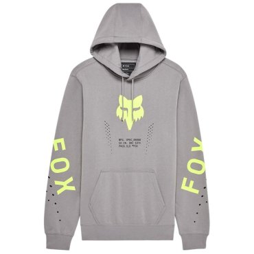 Толстовка FOX Hoodie - SHIELD [Steel Gray]