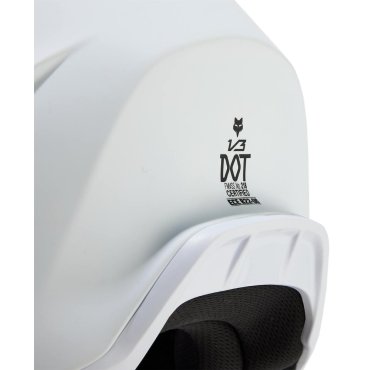 Шолом FOX YTH V3 Helmet - SOLID [White]