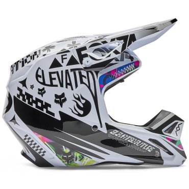 Шолом FOX V1 Helmet - IMAGE COSMO [White]
