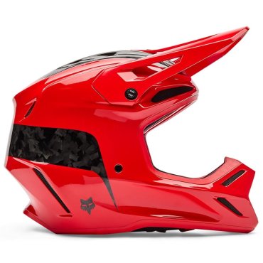 Шолом FOX V3 RS Helmet - FRACTURE [Flo Red]