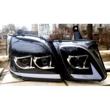 Lexus LX470 1998+ оптика передняя Full LED черная RP