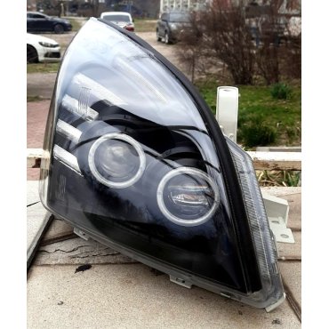 Toyota Land Сruiser 120 Prado оптика передняя черная RP