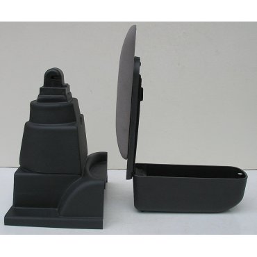 Renault Scenic 2 подлокотник Botec серый тканевый