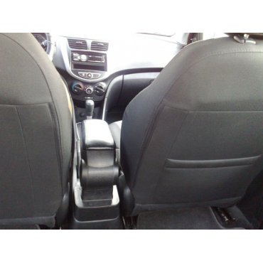 Hyundai  Solaris  подлокотник ASP черный виниловый