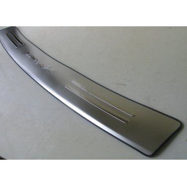 Mitsubishi Lancer X накладка защитная на задний бампер