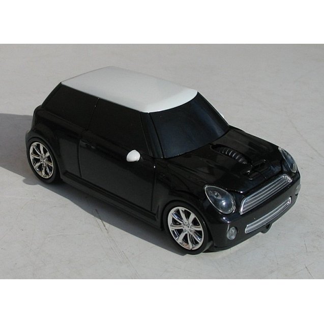 мышка компьютерная беспроводная Mini Cooper черная