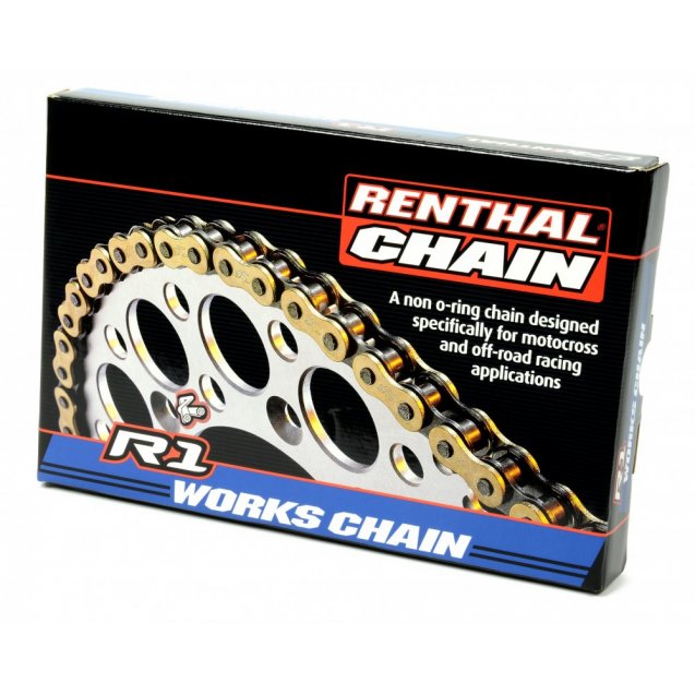 Ланцюг Renthal R1 Chain - 428 [Gold]