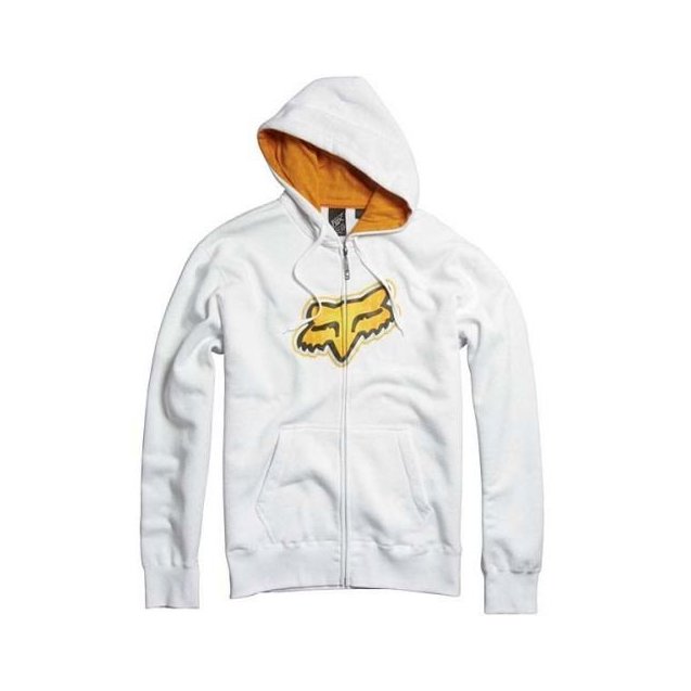 Толстовка FOX ZIP Hoodie - ANDO [White]