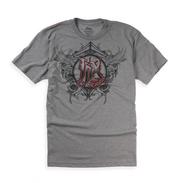 Футболка FOX HEATHERED Short Sleeve Tee - REACTION [Grey]