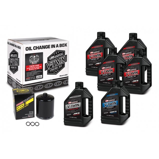 Комплект Maxima V-TWIN TWIN-CAM® Oil Change Kit - Syntetic [Black]