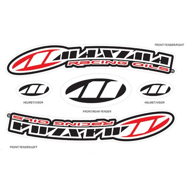 Наліпка Maxima Factory MX Fender Decal [Red]