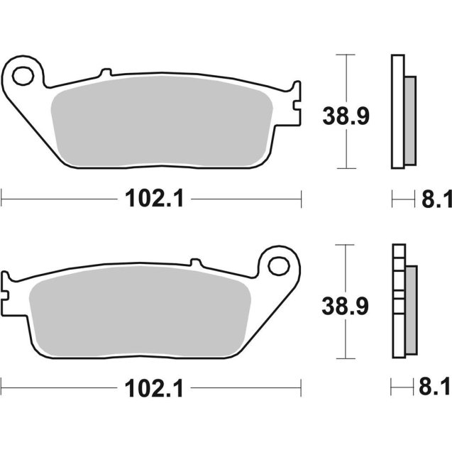 Гальмівні колодки SBS Performance Front Brake Pads