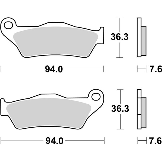 Гальмівні колодки SBS Racing Brake Pads