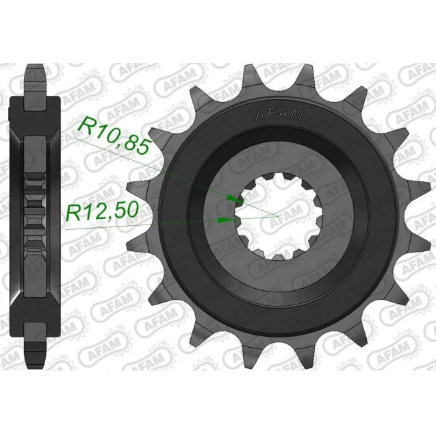 Зірка AFAM 525 Rubber Sprocket - Suzuki