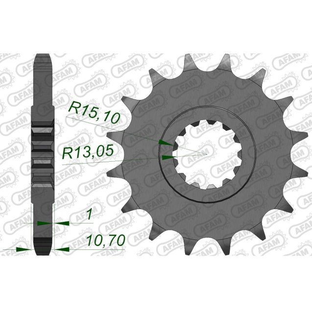 Зірка AFAM 530 Sprocket - Yamaha