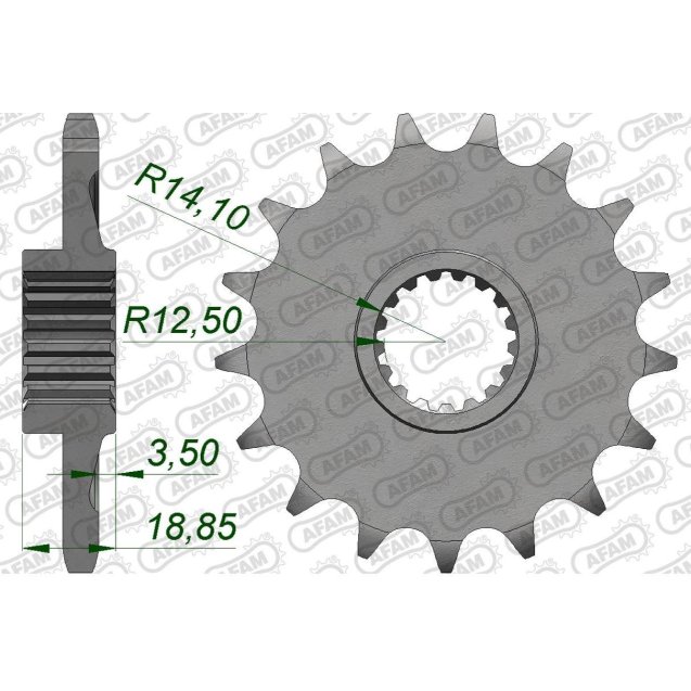 Зірка AFAM 525 Sprocket - BMW