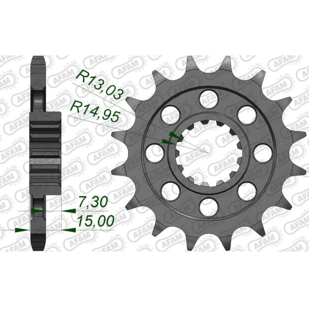 Зірка AFAM 525 Sprocket - BMW
