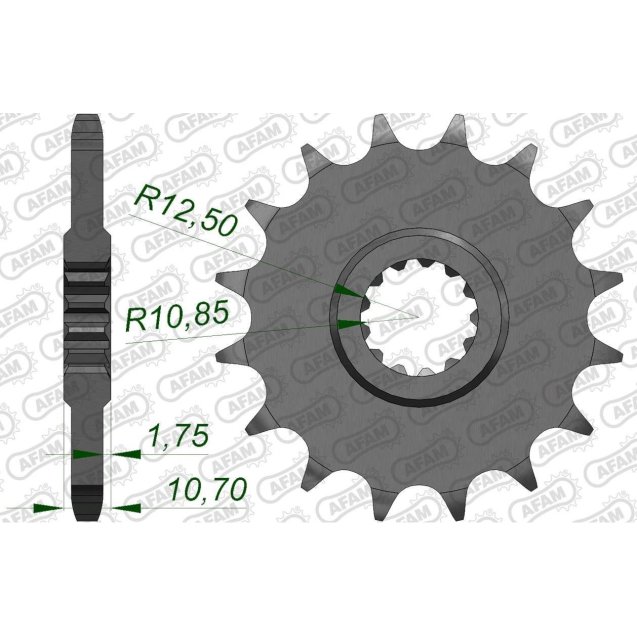Зірка AFAM 525 Sprocket - Yamaha