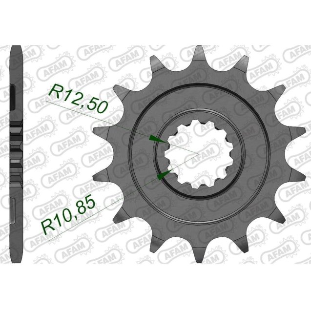 Зірка AFAM 520 Sprocket - Kawasaki