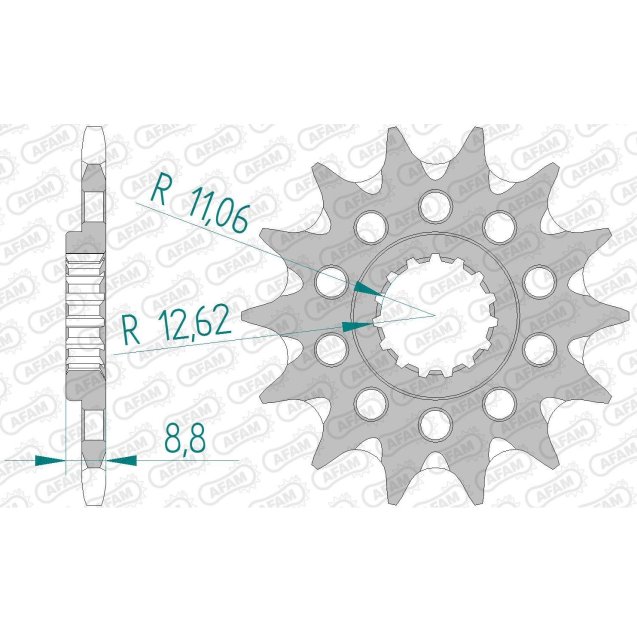 Зірка AFAM 520 Grooved Sprocket - KTM