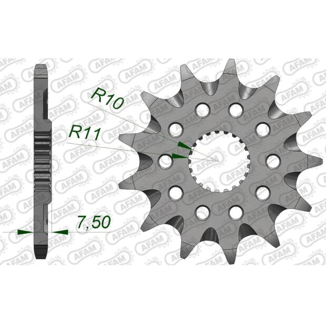 Зірка AFAM 520 Grooved Sprocket - Honda
