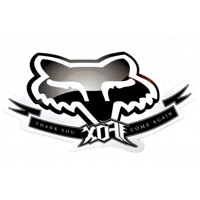Наліпка FOX Authorized Dealer Window [Black]