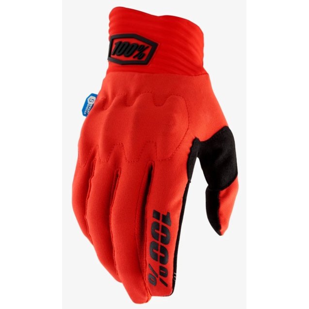 Перчатки 100% COGNITO Glove - Smart Shock® [Red]