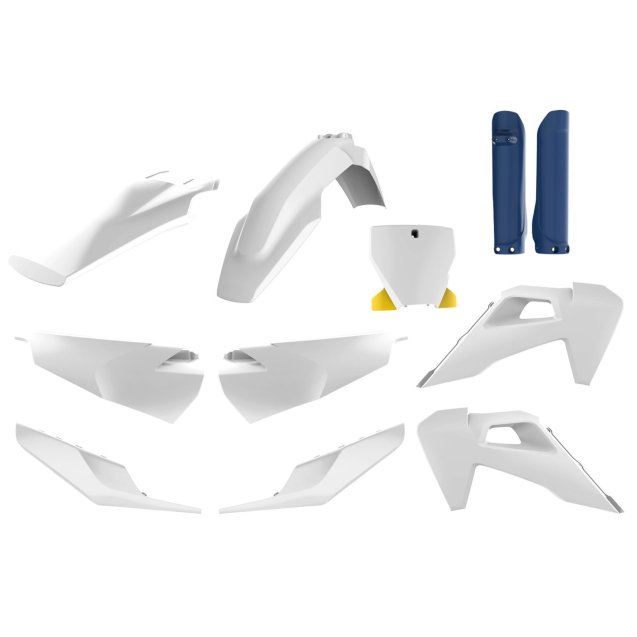 Пластик Polisport MX kit - Husqvarna (19-) [White/Blue]