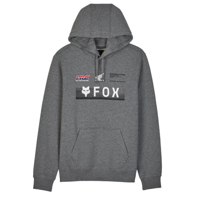 Толстовка FOX Hoodie - HONDA® [Grey]