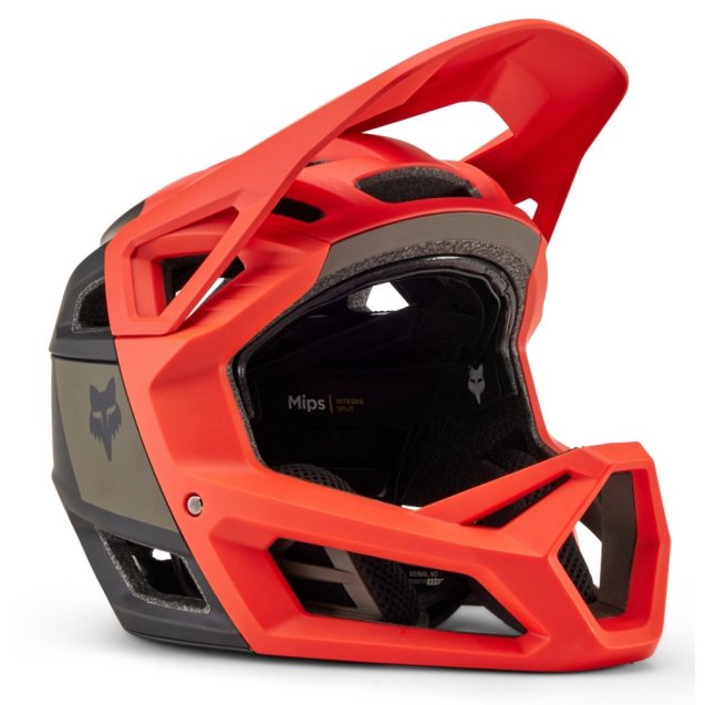 Шолом FOX PROFRAME RS Helmet - NUF [Orange Flame]