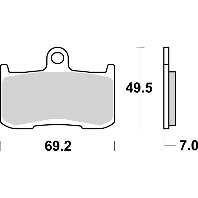 Гальмівні колодки SBS High Power Brake Pads