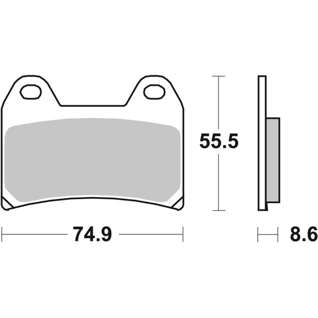Гальмівні колодки Renthal RC-1 Front Brake Pads