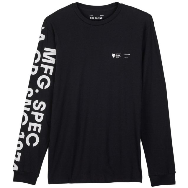 Футболка FOX PREMIUM Long Sleeve Tee - BARGE [Black]