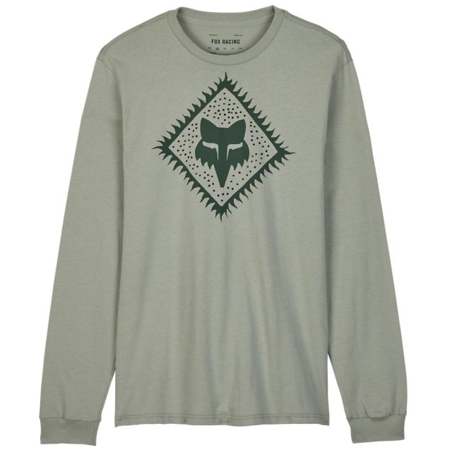 Футболка FOX PREMIUM Long Sleeve Tee - LEO [Grey]