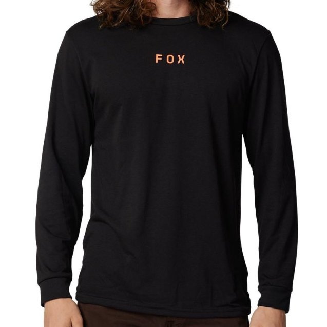 Футболка FOX TECH Long Sleeve Tee - MAGNETIC [Black]