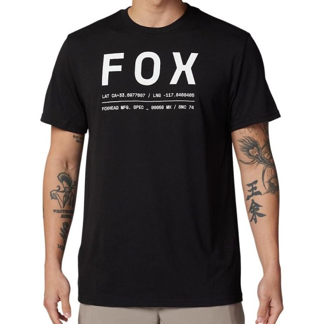 Футболка FOX TECH Short Sleeve Tee - NON STOP [Black]