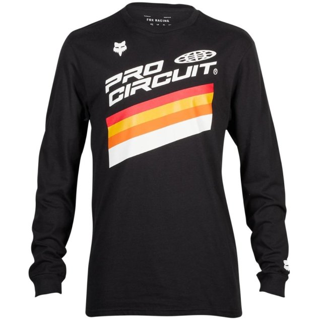 Футболка FOX PREMIUM Long Sleeve Tee - PRO CIRCUIT® [Black]